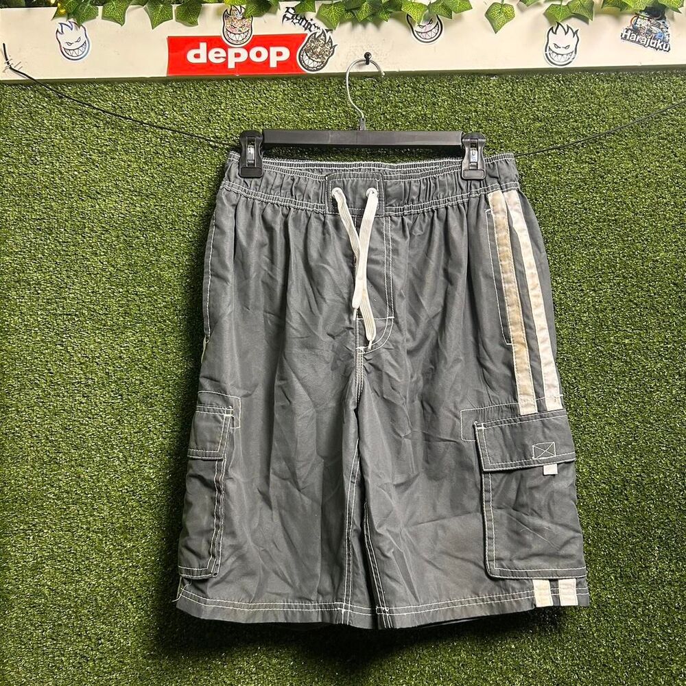 Kanu-surf Men's Grey and Khaki Shorts